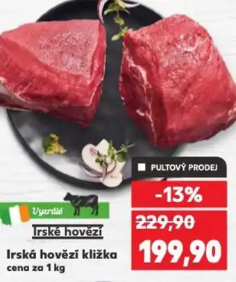 Kaufland Irská hovězí kližka nabídka