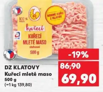 Kaufland DZ KLATOVY Kuřecí mleté maso 500 g nabídka