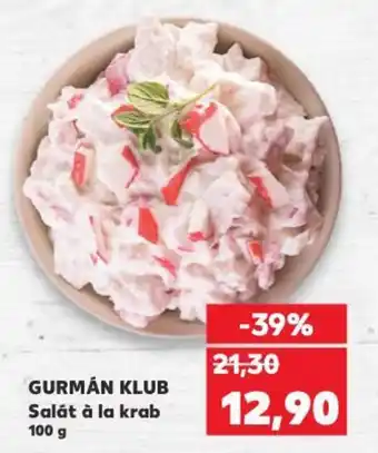Kaufland GURMÁN KLUB Salát à la krab nabídka