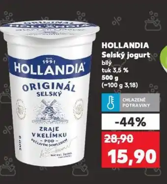 Kaufland HOLLANDIA Selský jogurt nabídka