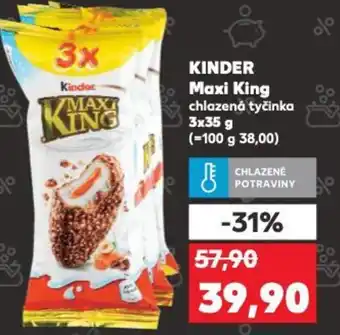 Kaufland KINDER Maxi King nabídka