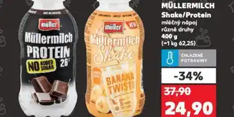 Kaufland MÜLLERMILCH Shake/Protein nabídka