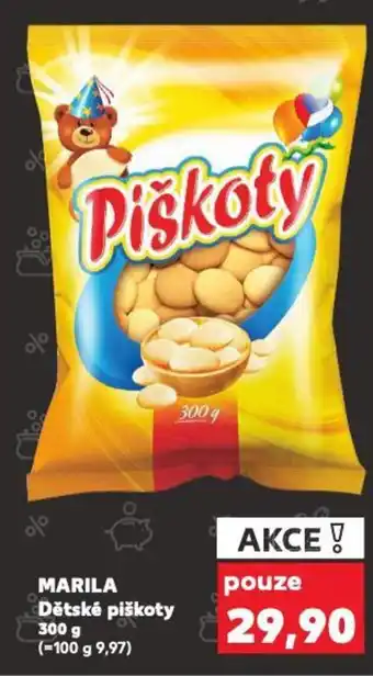 Kaufland MARILA Dětské piškoty nabídka