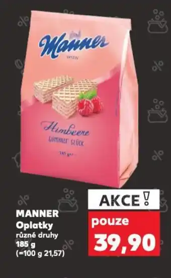 Kaufland MANNER Oplatky nabídka