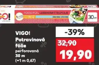 Kaufland VIGO! Potravinová fólie nabídka