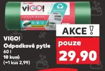 Kaufland VIGO! Odpadkové pytle nabídka