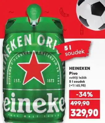 Kaufland HEINEKEN Pivo 5L nabídka