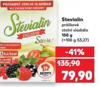 Kaufland Stevialin práškové stolní sladidlo nabídka