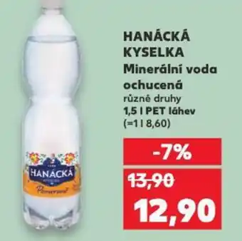 Kaufland HANÁCKÁ KYSELKA Minerální voda ochucená 1.5L nabídka