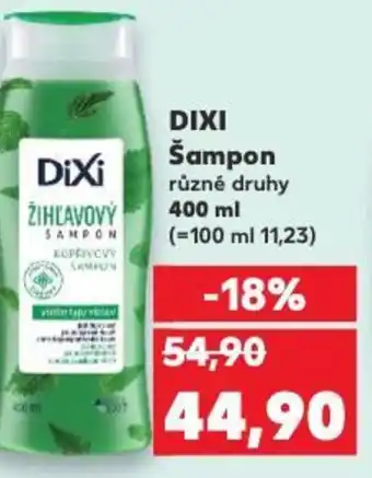 Kaufland DIXI Šampon nabídka