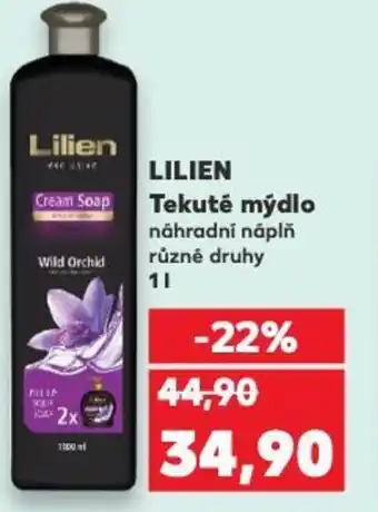 Kaufland LILIEN Tekuté mýdlo nabídka