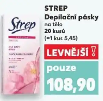 Kaufland STREP Depilační pásky nabídka