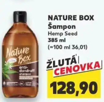 Kaufland NATURE BOX Šampon nabídka