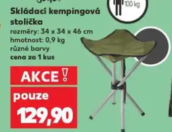 Skládací kempingová stolička