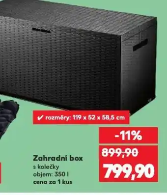 Kaufland Zahradní box nabídka