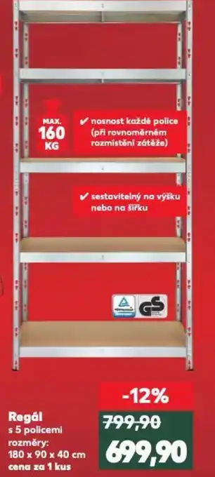 Kaufland Regál nabídka