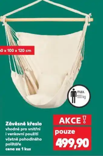 Kaufland Závěsné křeslo nabídka