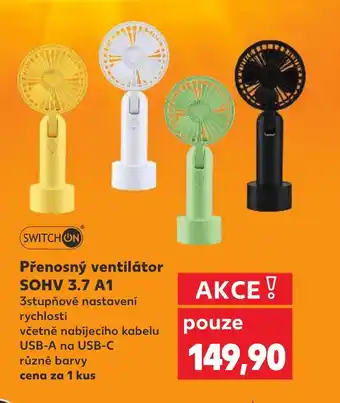 Kaufland Přenosný ventilátor SOHV 3.7 A1 nabídka