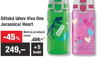 Kaufland Dětská láhev Viva One Jurassica/ Heart nabídka
