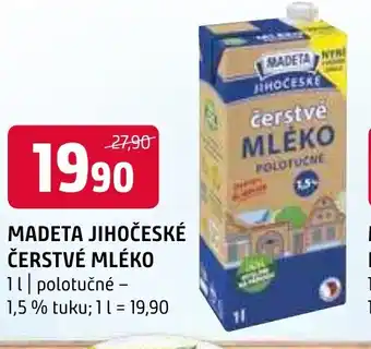 Terno MADETA JIHOČESKÉ ČERSTVÉ MLÉKO nabídka