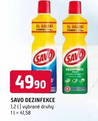 Terno SAVO DEZINFEKCE 1.2 L. nabídka