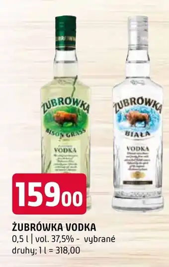 Terno ŻUBRÓWKA VODKA 0.5 L. nabídka