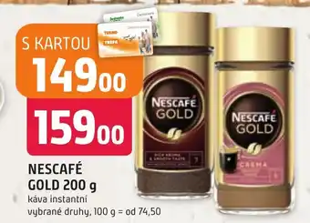 Trefa NESCAFÉ GOLD 200 g nabídka