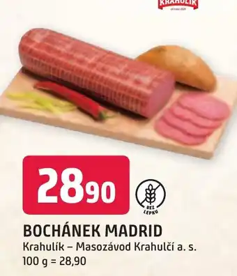 Trefa BOCHÁNEK MADRID nabídka
