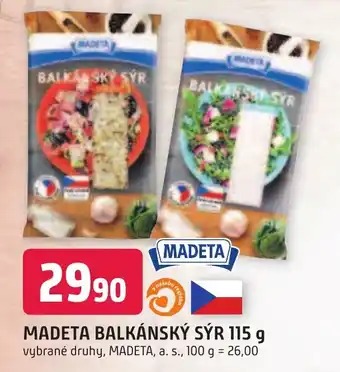Trefa MADETA BALKÁNSKÝ SÝR 115 g nabídka