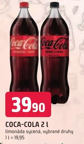 Trefa COCA-COLA 2 L. nabídka