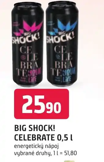 Trefa BIG SHOCK! CELEBRATE 0,5 L. nabídka