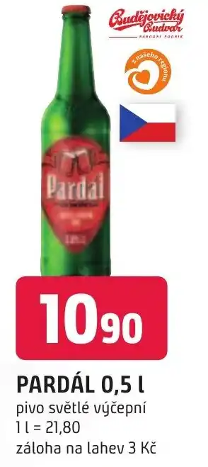 Trefa PARDÁL 0,5 L. nabídka