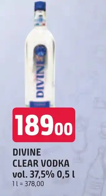 Trefa DIVINE CLEAR VODKA vol. 37,5% 0,5 L. nabídka