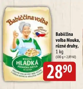 Bala Babiččina volba Mouka, různé druhy, 1 kg nabídka