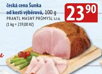 Bala česká cena Šunka od kosti výběrová, 100 g nabídka