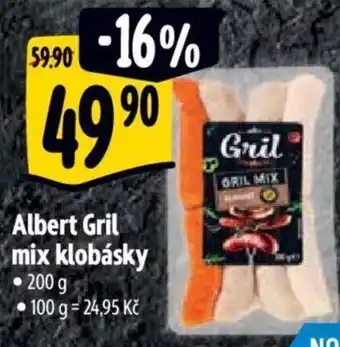 Albert Albert Gril mix klobásky nabídka