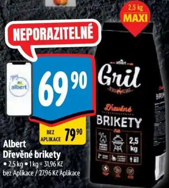 Albert Albert Dřevěné brikety nabídka