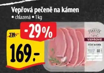Albert Vepřová pečeně na kámen nabídka