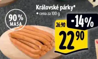 Albert Královské párky nabídka