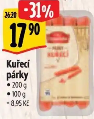 Albert Kuřecí párky nabídka
