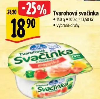 Albert Tvarohová svačinka nabídka