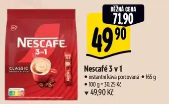 Albert Nescafé 3 v 1 nabídka