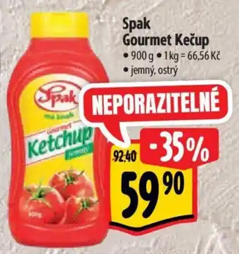 Albert Spak Gourmet Kečup nabídka