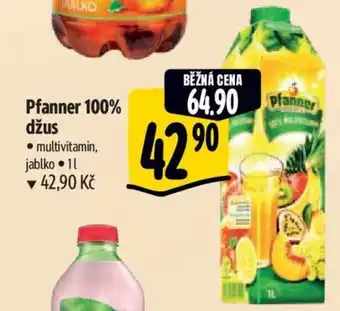 Albert Pfanner 100% džus nabídka