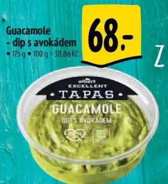 Albert Guacamole dip s avokádem nabídka