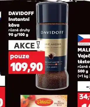 Kaufland Davidoff instantní káva nabídka
