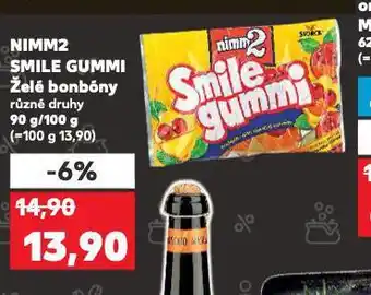 Kaufland Nimm2 smile gummi nabídka