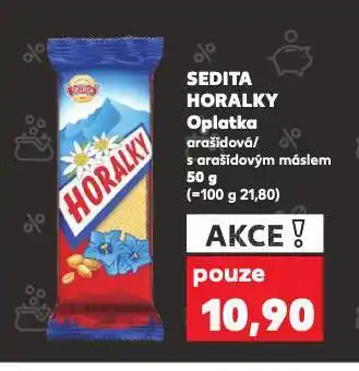 Kaufland Sedita horalky oplatka nabídka