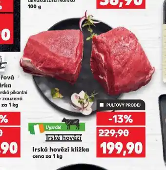 Kaufland Irská hovězí kližka nabídka