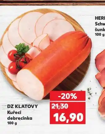 Kaufland Kuřecí debrecínka nabídka